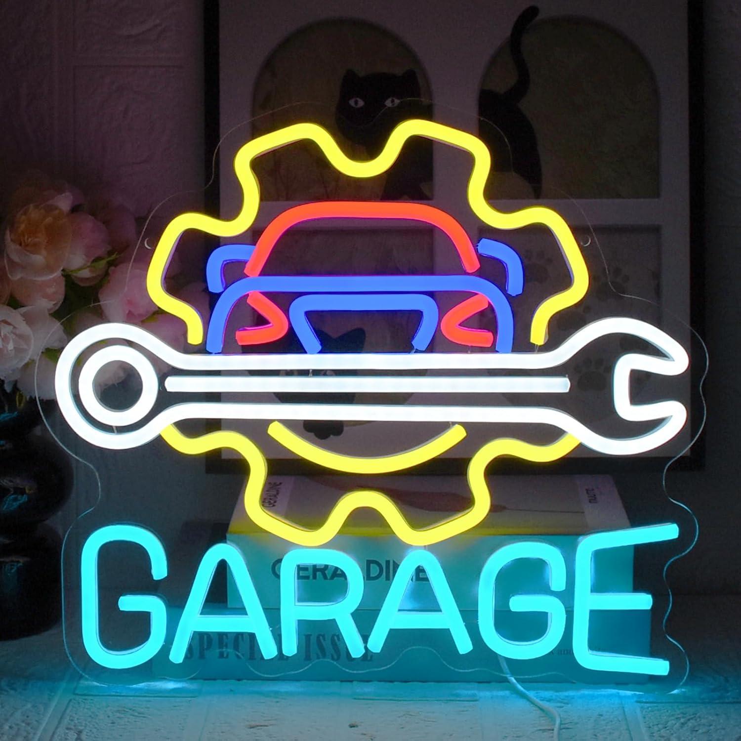 Auto Repair Shop - Garage Neon Sign USB Powered LED