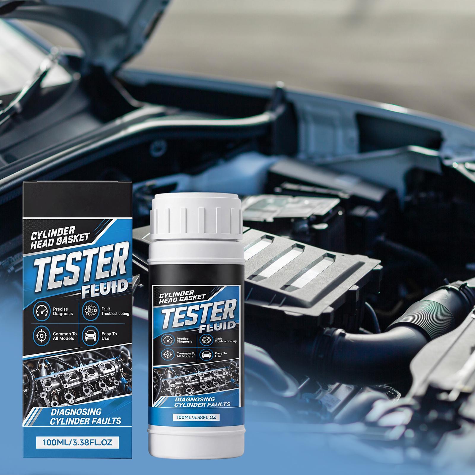 Auto Repair Shop - Exhaust Leak Detector Solution Cylinder head