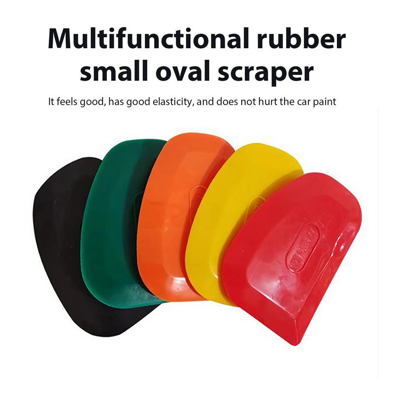 Auto Body Filler - 1pc Car Putty Rubber Scraper Oval
