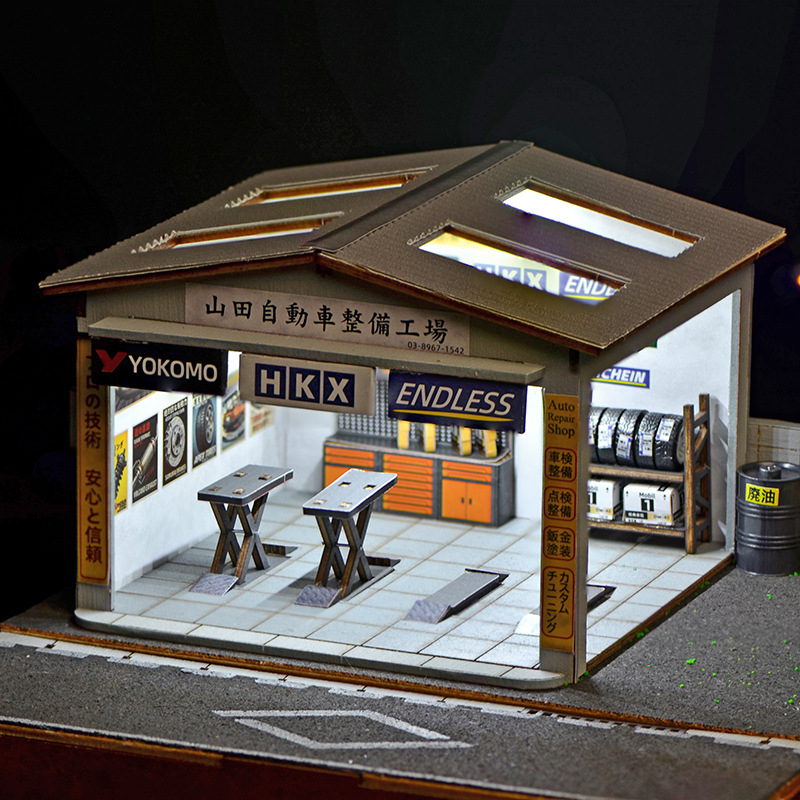 1:64 Scale DIY Auto Repair Sho - đánh giá và giá Auto Repair Shop